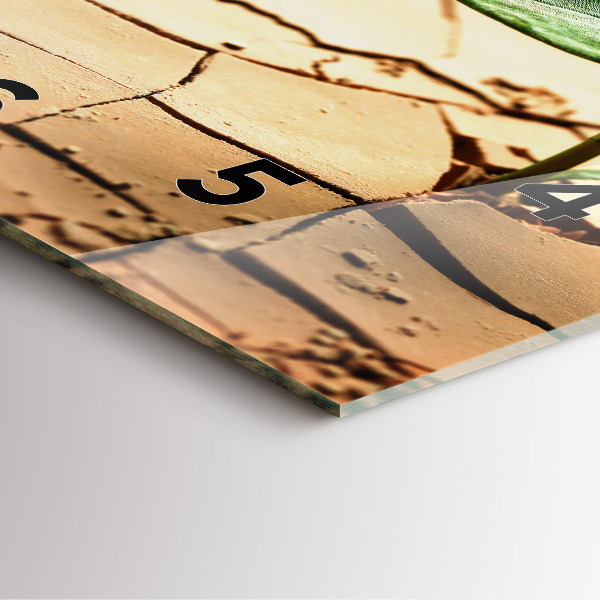 Orologio quadrato Piantare in terreno asciutto