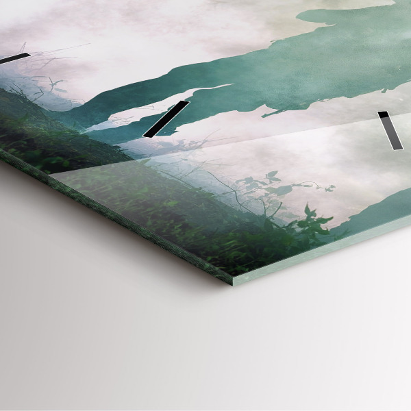 Orologio quadrato Soldati dell'esercito nella foresta