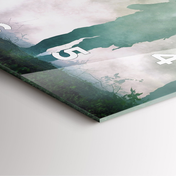 Orologio quadrato Soldati dell'esercito nella foresta