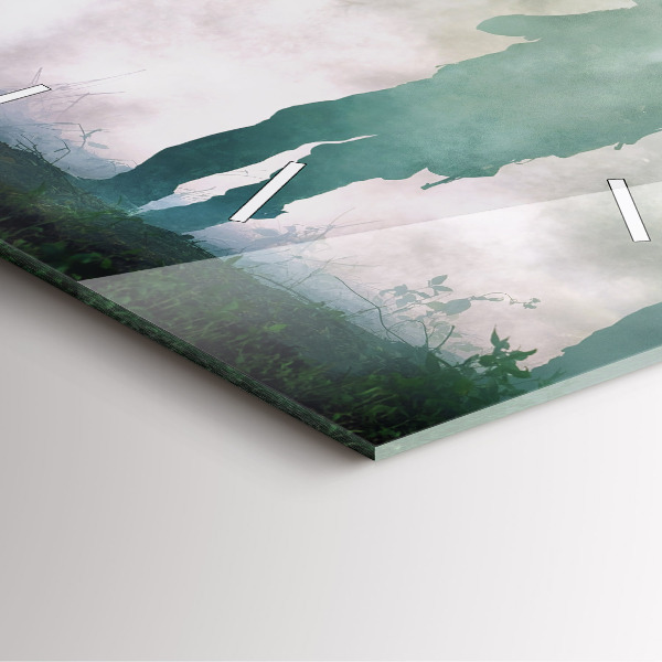 Orologio quadrato Soldati dell'esercito nella foresta