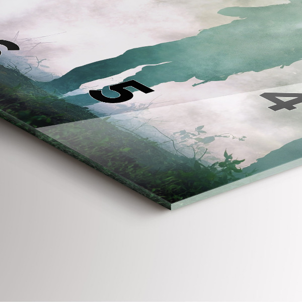 Orologio quadrato Soldati dell'esercito nella foresta