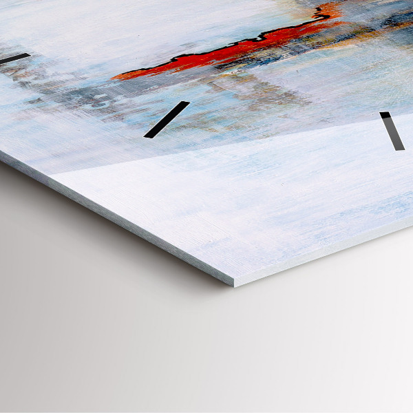 Orologio quadrato Astrazione