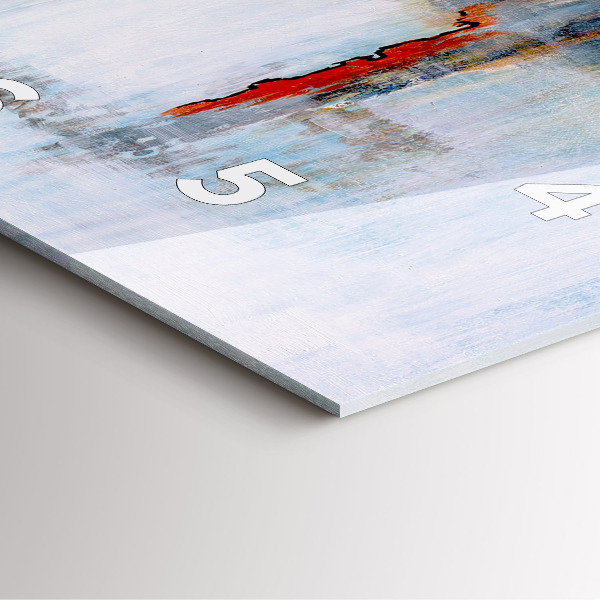 Orologio quadrato Astrazione