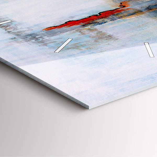 Orologio quadrato Astrazione