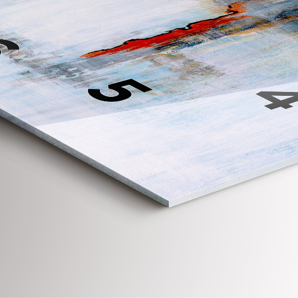 Orologio quadrato Astrazione