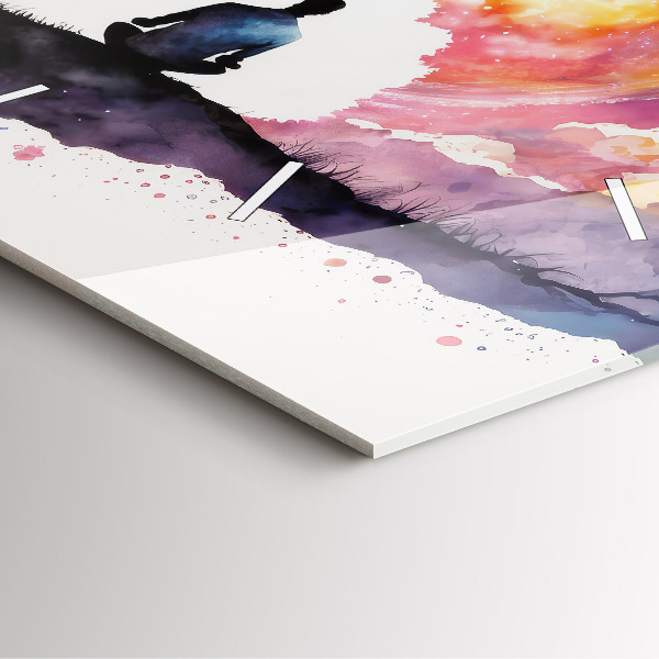 Orologio quadrato Stile di vita meditativo