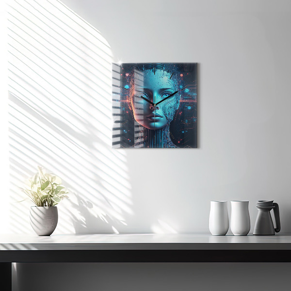 Orologio quadrato Intelligenza artificiale