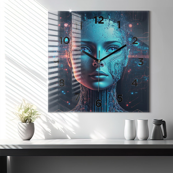 Orologio quadrato Intelligenza artificiale