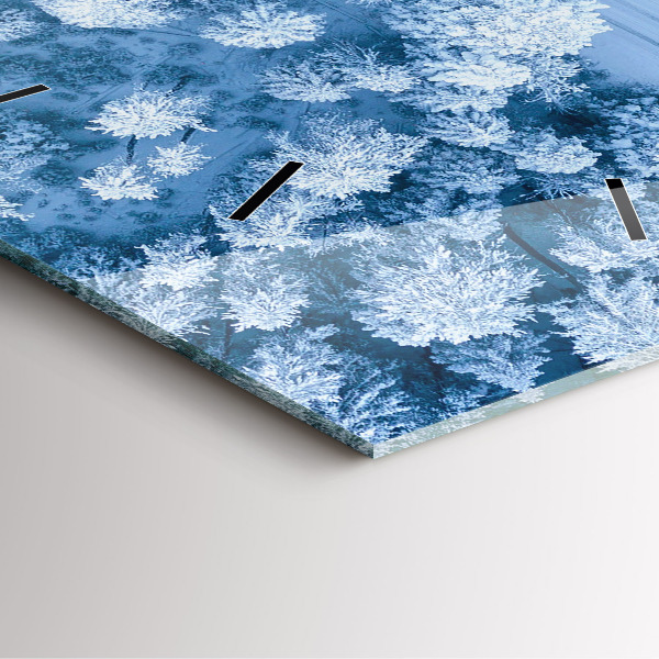 Orologio quadrato Foresta vista da un drone