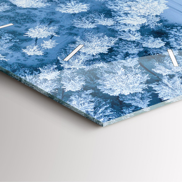 Orologio quadrato Foresta vista da un drone