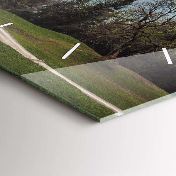 Orologio quadrato Vista sulle montagne