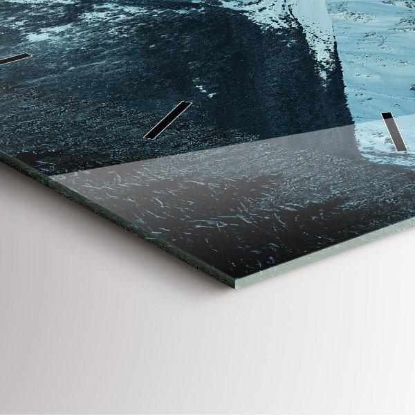 Orologio quadrato Catena montuosa in inverno