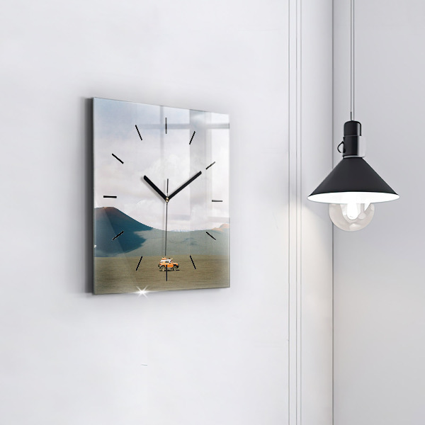 Orologio quadrato Veicolo nel deserto della Kamchatka