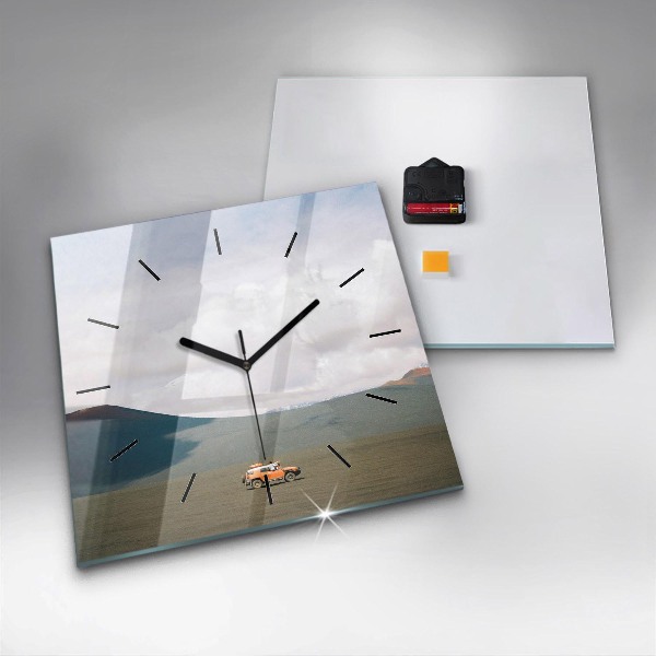 Orologio quadrato Veicolo nel deserto della Kamchatka