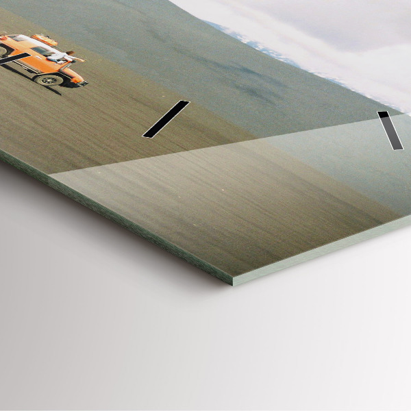 Orologio quadrato Veicolo nel deserto della Kamchatka