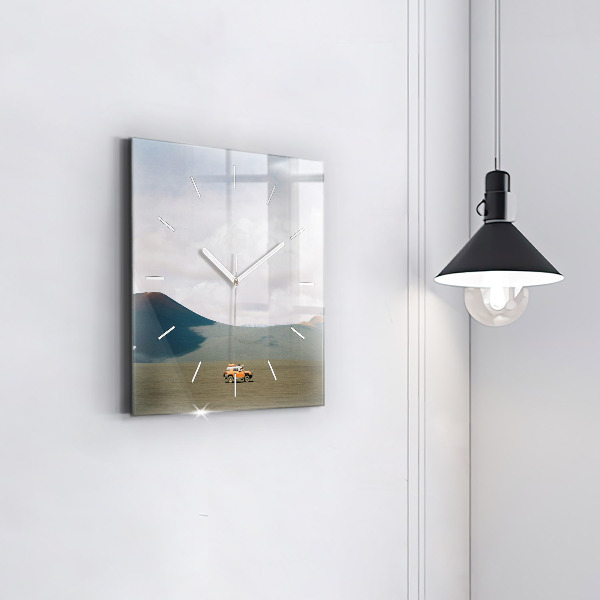 Orologio quadrato Veicolo nel deserto della Kamchatka