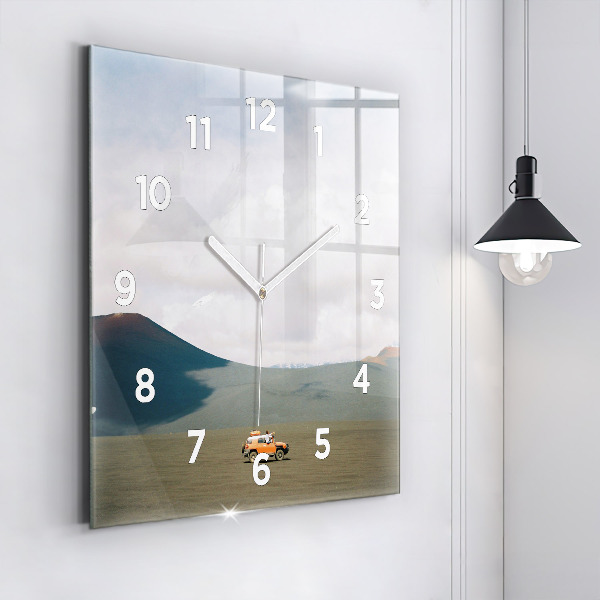 Orologio quadrato Veicolo nel deserto della Kamchatka