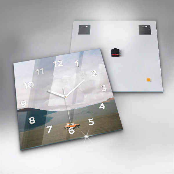 Orologio quadrato Veicolo nel deserto della Kamchatka