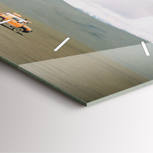 Orologio quadrato Veicolo nel deserto della Kamchatka