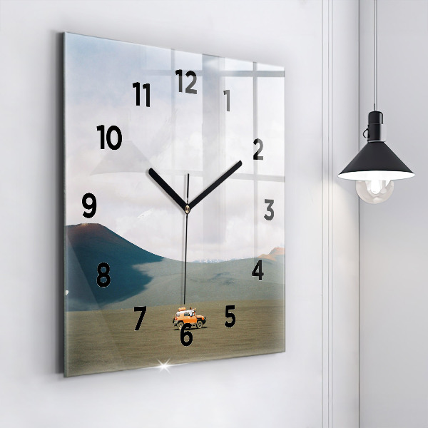 Orologio quadrato Veicolo nel deserto della Kamchatka