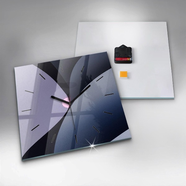 Orologio quadrato Astrazione sole