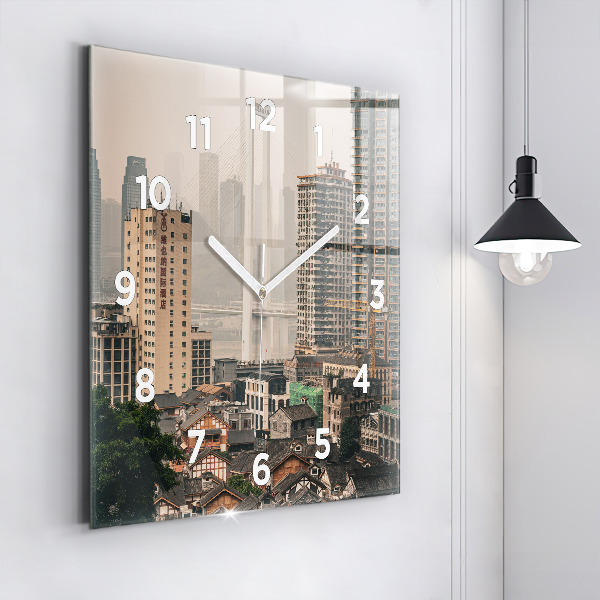 Orologio quadrato Città vecchia di Chongqing
