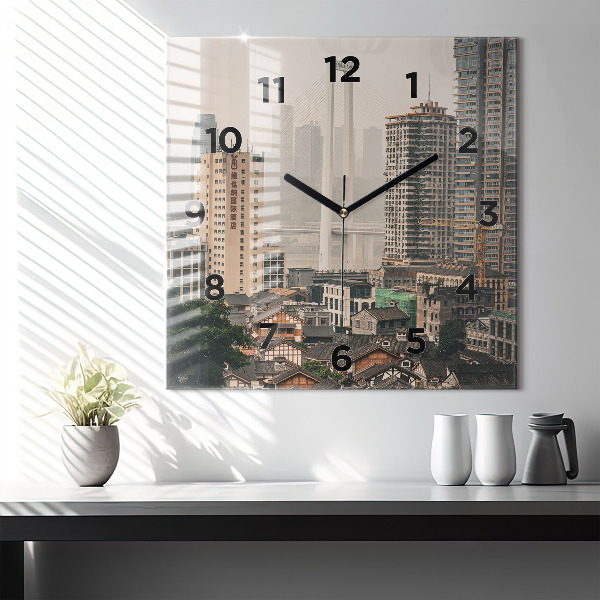 Orologio quadrato Città vecchia di Chongqing