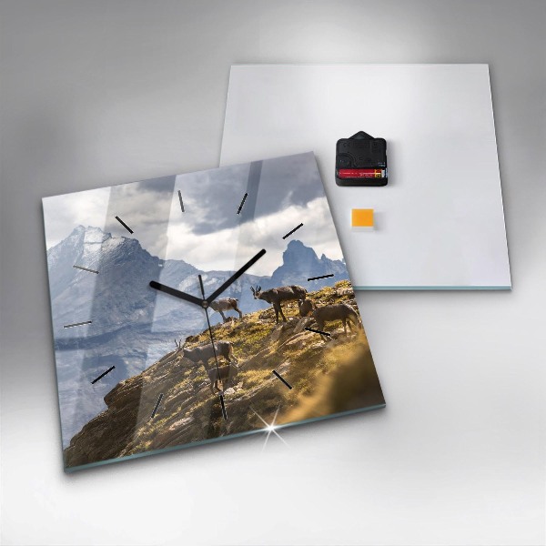 Orologio quadrato Capra in Valle d'Aosta