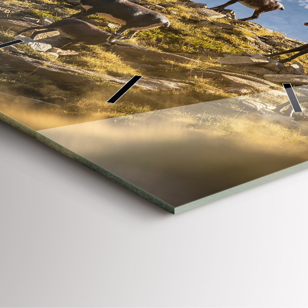 Orologio quadrato Capra in Valle d'Aosta