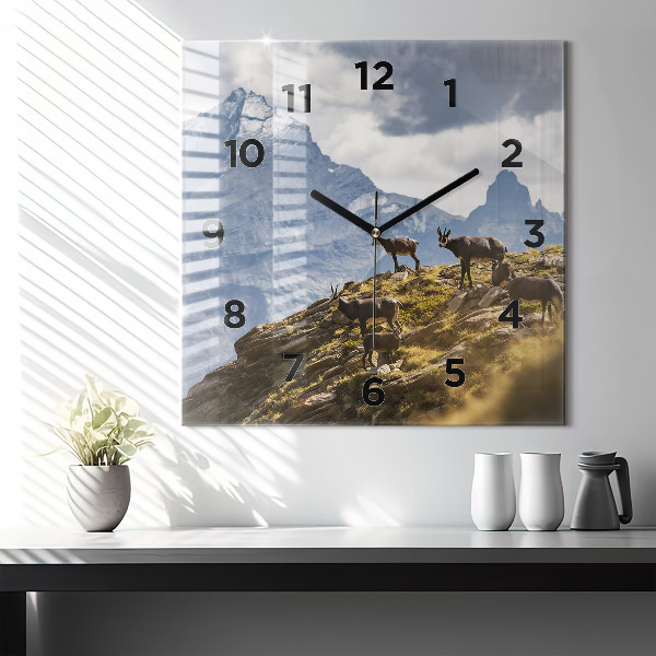 Orologio quadrato Capra in Valle d'Aosta