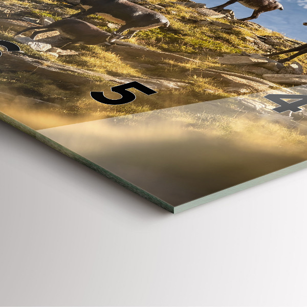 Orologio quadrato Capra in Valle d'Aosta