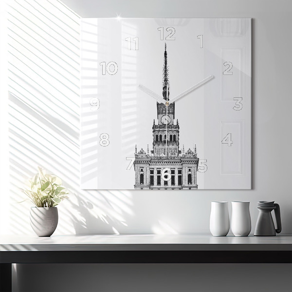 Orologio quadrato Palazzo della Cultura e della Scienza