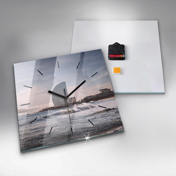 Orologio quadrato Surfista di Barcellona