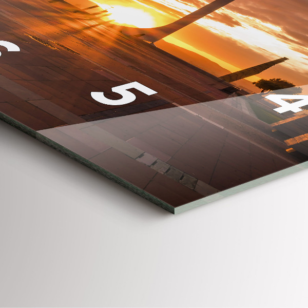 Orologio quadrato Parco Olimpico di Barcellona