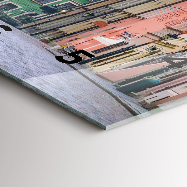 Orologio quadrato in vetro Città Vecchia di Varsavia