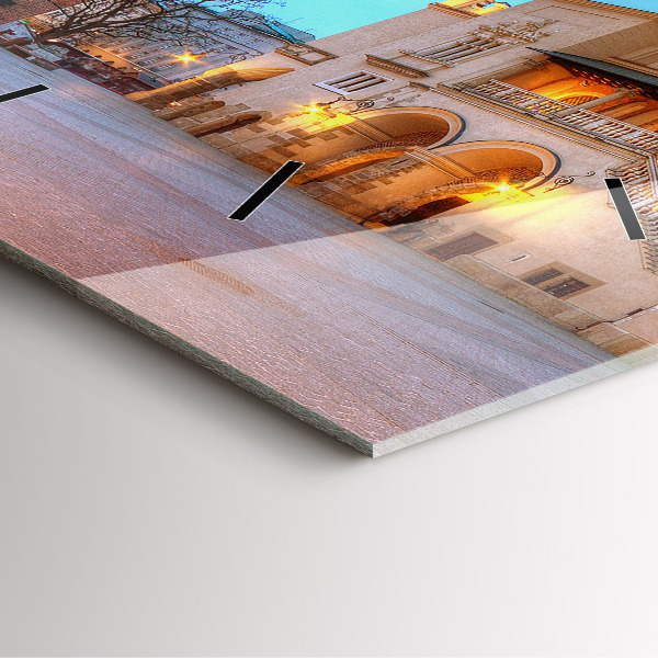 Orologio quadrato Piazza del Mercato Principale di Cracovia