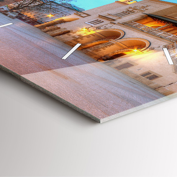 Orologio quadrato Piazza del Mercato Principale di Cracovia