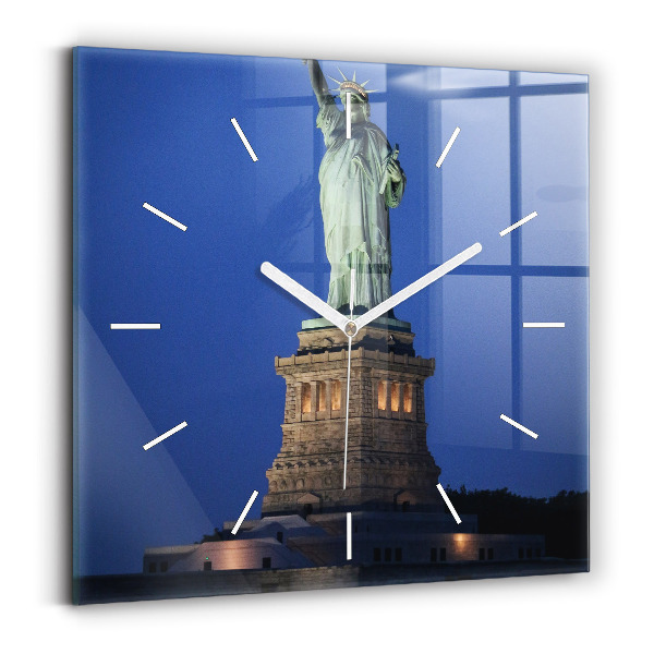 Orologio quadrato Statua della Libertà New York