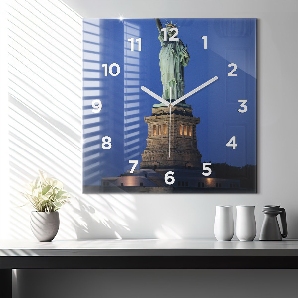 Orologio quadrato Statua della Libertà New York