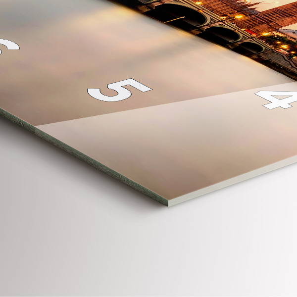 Orologio quadrato Panorama del Big Ben di Londra