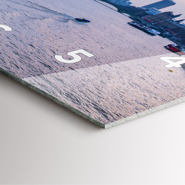 Orologio quadrato Panorama della città dal London Eye