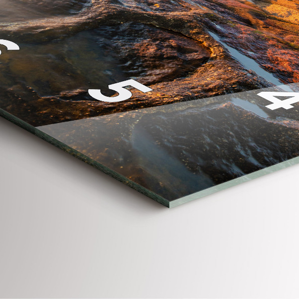 Orologio quadrato Il Faro e il Mar Baltico