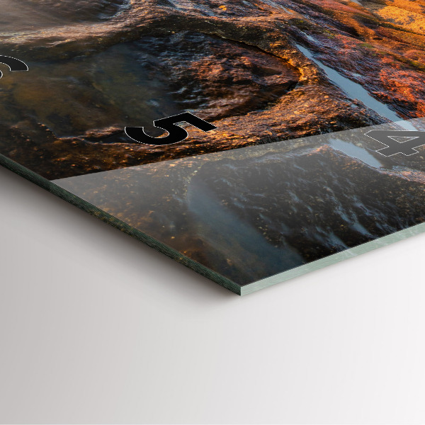 Orologio quadrato Il Faro e il Mar Baltico