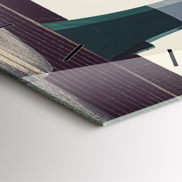 Orologio quadrato Il faro e il mare