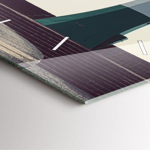 Orologio quadrato Il faro e il mare