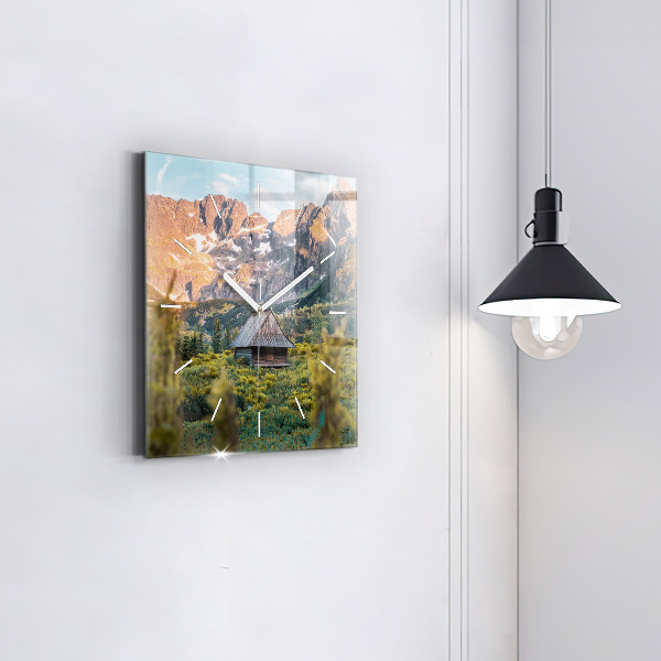 Orologio quadrato Cottage nei Monti Tatra