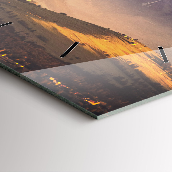 Orologio quadrato Paesaggio invernale dei Monti Tatra