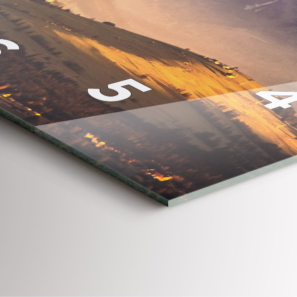 Orologio quadrato Paesaggio invernale dei Monti Tatra