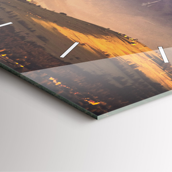 Orologio quadrato Paesaggio invernale dei Monti Tatra