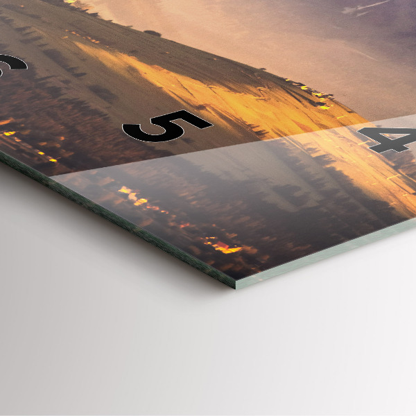 Orologio quadrato Paesaggio invernale dei Monti Tatra